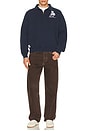 view 3 of 5 Running Horse Quarter Zip in Navy