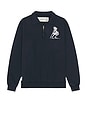 view 4 of 5 Running Horse Quarter Zip in Navy