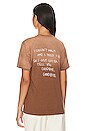 view 3 of 4 Goodbye, Goodbye Tee in Mustang Brown