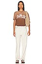 view 4 of 4 Goodbye, Goodbye Tee in Mustang Brown