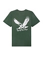 view 1 of 3 Screaming Eagle Tee in Washed Forest Green