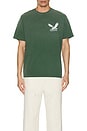 view 3 of 3 Screaming Eagle Tee in Washed Forest Green