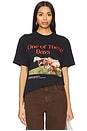 view 1 of 4 Wild Horses T-Shirt in Washed Black