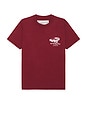 view 2 of 4 Tire Service Tee in Washed Burgundy