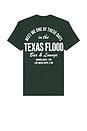 view 4 of 4 TEXAS FLOOD Tシャツ in Washed Forest Green