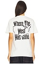 view 3 of 4 T-SHIRT WHERE THE WEST HAS GONE in Bone