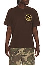 view 1 of 4 T-SHIRT PAINTED in Dark Brown