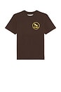 view 4 of 4 T-SHIRT PAINTED in Dark Brown