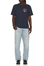 view 3 of 4 T-SHIRT VALLEY in Sun Faded Washed Navy