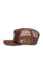 view 2 of 3 Thornz Twill Trucker Hat in Sepia