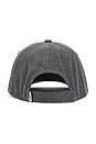 view 2 of 3 Chance 6 Panel Velcro Back Cap in Black