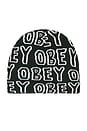 view 2 of 2 Obey Common Beanie in Black
