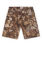 view 4 of 5 Bigwig Baggy Denim Short in Fence Camo