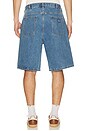 view 2 of 5 Bigwig Baggy Denim Short in Light Indigo