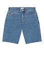 view 4 of 5 Bigwig Baggy Denim Short in Light Indigo
