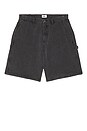 view 4 of 5 Bigwig Carpenter Denim Shorts in Black Ash