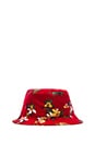 view 1 of 4 Sativa Floral Bucket Hat in Red
