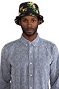 view 2 of 4 Sativa Floral Bucket Hat in Black