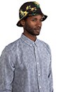 view 3 of 4 Sativa Floral Bucket Hat in Black