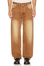 view 1 of 6 Boxcar Straight Leg Jeans in Archive Brown
