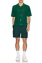 view 5 of 5 Evan Knitted Shirt in Forest Green