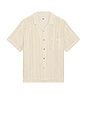 view 1 of 3 Harison Lace Short Sleeve Shirt in Natural
