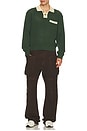 view 3 of 4 Jasper Polo Sweater in Pine Needle Multi