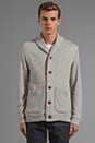 view 1 of 6 Bowen Heavyweight Cardigan in Heather Grey