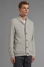 view 3 of 6 Bowen Heavyweight Cardigan in Heather Grey