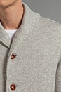 view 6 of 6 Bowen Heavyweight Cardigan in Heather Grey