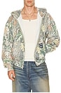 view 1 of 5 Post Zip Hoodie in Dusty Vintage Wood Camo