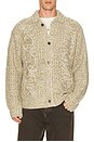 view 1 of 4 Isar Button Up Sweater in Silver Sage Multi