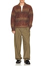 view 4 of 5 Anton Gradient Cardigan in Brown Multi