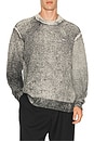 view 1 of 5 Spray Effect Sweater in Dark Black Multi