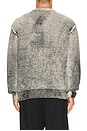 view 2 of 5 Spray Effect Sweater in Dark Black Multi
