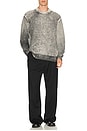 view 4 of 5 Spray Effect Sweater in Dark Black Multi