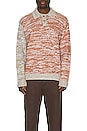 view 4 of 4 Carter Polo Sweater in Brown Multi