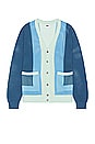 view 1 of 3 Anderson 60's Cardigan in Coronet Blue
