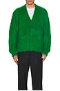 view 3 of 3 Patron Cardigan in Bright Green