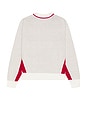 view 2 of 3 Soccer Polo Sweater in White Multi