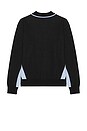 view 2 of 3 Soccer Polo Sweater in Faded Black Multi