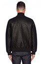 view 4 of 4 Bond Vegan Leather Jacket in Black