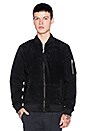 view 2 of 4 Pilot Suede Jacket in Black