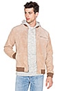 view 1 of 4 Bunker Suede Jacket in Sand