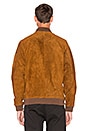 view 4 of 5 BLOUSON EN DAIM PILOT in Caramel