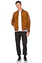 view 5 of 5 BLOUSON EN DAIM PILOT in Caramel