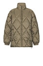 view 1 of 4 Kumo Puffer Jacket in Smokey Olive