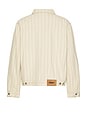 view 2 of 5 Stripe Zip Up Jacket in Pelican Multi