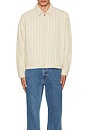 view 4 of 5 Stripe Zip Up Jacket in Pelican Multi