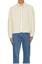 view 5 of 5 Stripe Zip Up Jacket in Pelican Multi